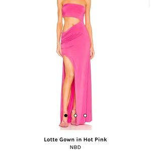 ISO NBD REVOLVE LOTTE GOWN